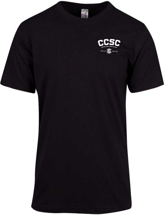CCSC Varsity | Short Sleeve Cotton Tee with Chest Print