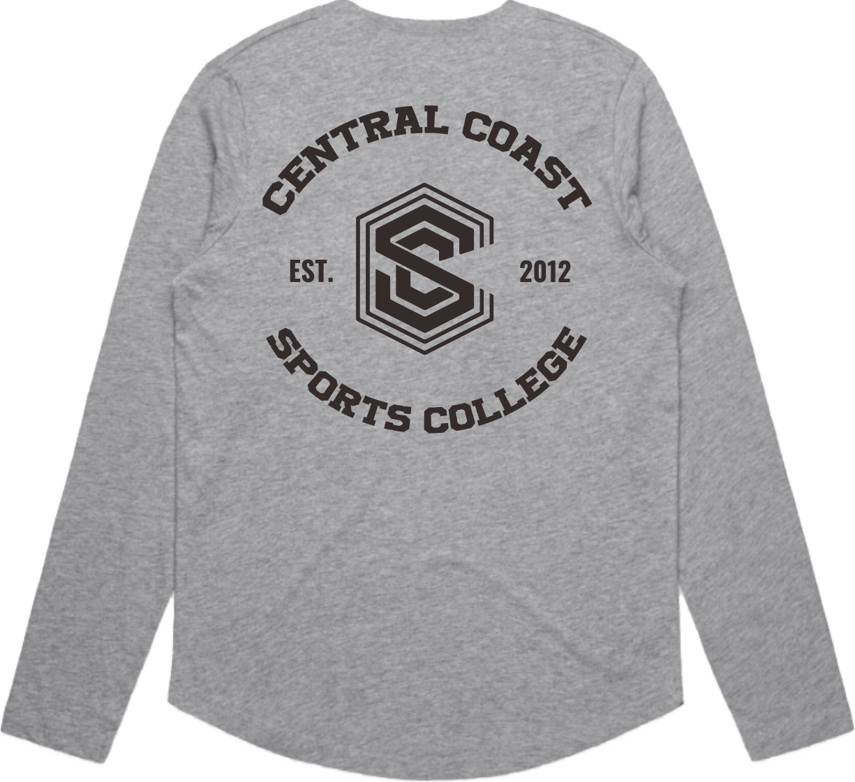 CCSC Varsity | Long Sleeve Cotton Tee with Large Print